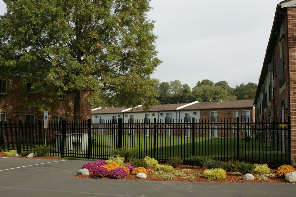 Apartment building exterior